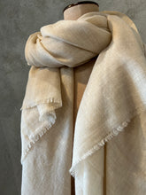 Load image into Gallery viewer, PASHMINA SHAWL - NATURAL 1