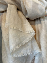 Load image into Gallery viewer, PASHMINA SHAWL - NATURAL 1