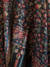 Load image into Gallery viewer, HAND-LOOMED KANNI MERINO WOOL SHAWL - BLACK