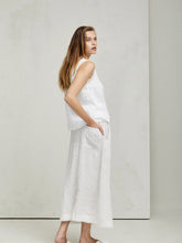 Load image into Gallery viewer, KRISTENSEN DU NORD 100% LINEN BUTTON DOWN TOP_E215