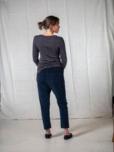 Load image into Gallery viewer, KRISTENSEN DU NORD_COTTON CORDUROY PANTS_C340_BLUE NOTE