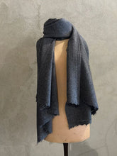 Load image into Gallery viewer, PASHMINA STOLE -CHARCOAL