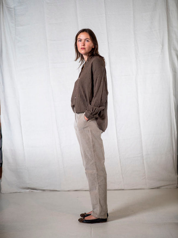 BSBEE PASCO  PANT - CORDUROY TAUPE