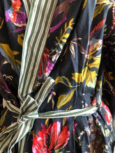Load image into Gallery viewer, CHINOISERIE ORGANIC COTTON KIMONO_KP13/BLACK
