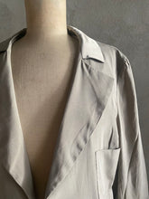 Load image into Gallery viewer, KRISTENSEN DU NORD SILK SATIN JACKET_X-137_STONE