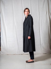 Load image into Gallery viewer, KRISTENSEN DU NORD_COTTON/WOOL COAT_Z-304_BLACK
