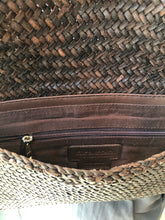 Load image into Gallery viewer, DRAGON DIFFUSION POLO POCHETTE CROSS BODY CLUTCH_AD8034_CHOCOLATE
