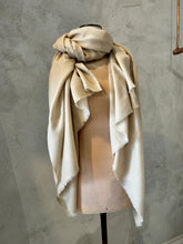 Load image into Gallery viewer, PASHMINA SHAWL - NATURAL 2
