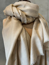 Load image into Gallery viewer, PASHMINA SHAWL - NATURAL 2
