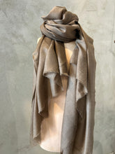Load image into Gallery viewer, PASHMINA SHAWL - NATURAL 4
