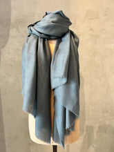 Load image into Gallery viewer, PASHMINA SHAWL - SOFT GREY
