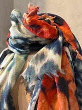 Load image into Gallery viewer, DIGITALLY PRINTED MERINO WOOL SHAWL - SUN BURST
