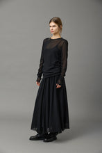 Load image into Gallery viewer, KRISTENSEN DU NORD_SILK GEORGETTE GATHERED TOP

