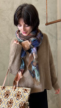 Load image into Gallery viewer, DIGITALLY PRINTED MERINO WOOL SHAWL - PODS
