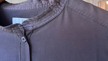 Load image into Gallery viewer, KRISTENSEN DU NORD_CHOCOLATE SILK BLOUSE
