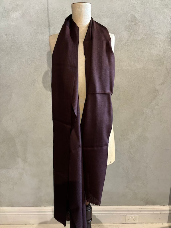 CASHMERE_STOLE_DARK CHOCOLATE