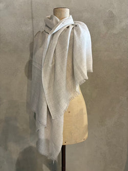 CASHMERE_STOLE_WHITE MARLE