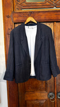 Load image into Gallery viewer, KRISTENSEN DU NORD 100% LINEN BOYFRIEND JACKET
