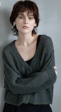 Load image into Gallery viewer, C.T.PLAGE KHAKI LIGHT WEIGHT CARDIGAN
