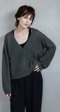 Load image into Gallery viewer, C.T.PLAGE KHAKI LIGHT WEIGHT CARDIGAN
