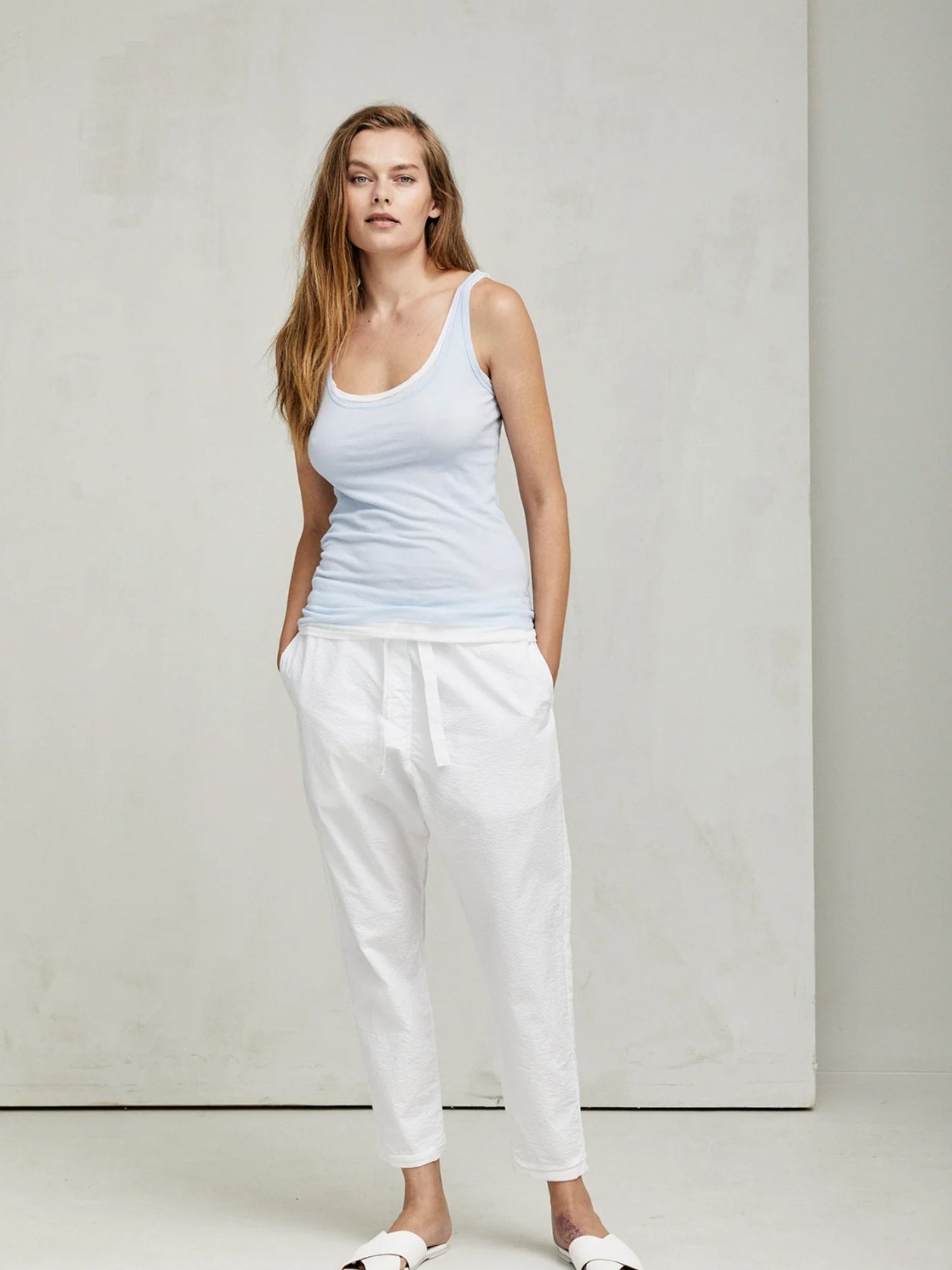 KRISTENSEN DU NORD 100% COTTON PANT_E236