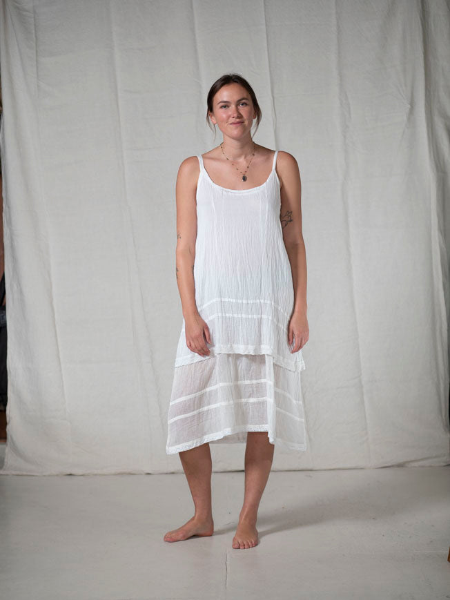 KANDIS COTTON SLIP_LONG LENGTH_WHITE
