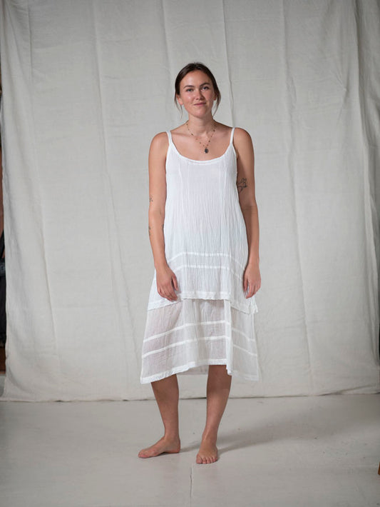 KANDIS COTTON SLIP_LONG LENGTH_WHITE