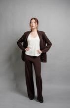 Load image into Gallery viewer, STUDIO STRANGE PALAZZO PANTS_CHOCOLATE
