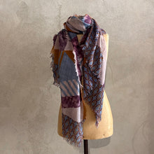 Load image into Gallery viewer, DIGITALLY PRINTED MERINO WOOL SCARF_ AW26_07
