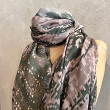 Load image into Gallery viewer, DIGITALLY PRINTED MERINO WOOL SCARF_ AW26_08
