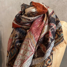 Load image into Gallery viewer, DIGITALLY PRINTED MERINO WOOL SCARF_ AW26_17
