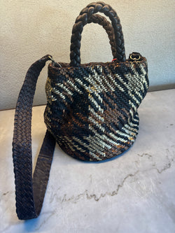 EN SHALLA ENSBAG 44L03_CHOCOLATE, BRONZE, BLACK & GOLD