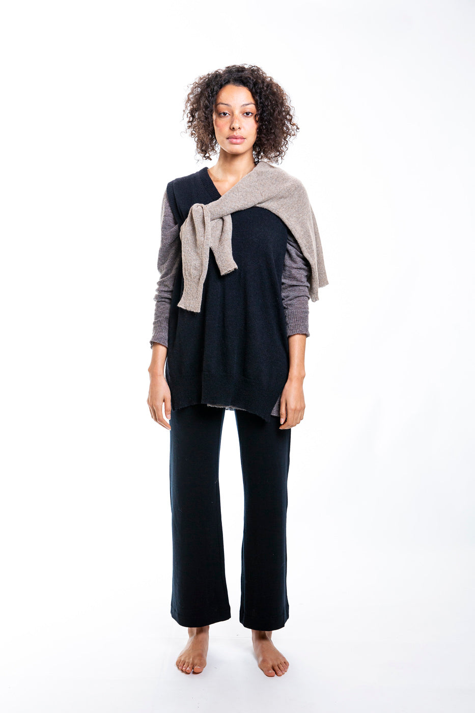 STUDIO STRANGE PALAZZO PANTS_BLACK