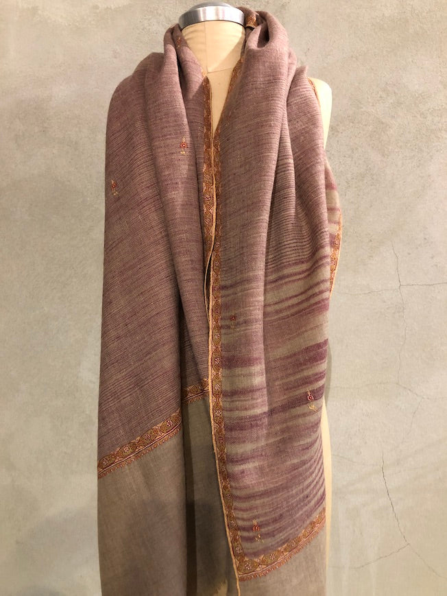 IKAT EMBROIDERED PASHMINA
