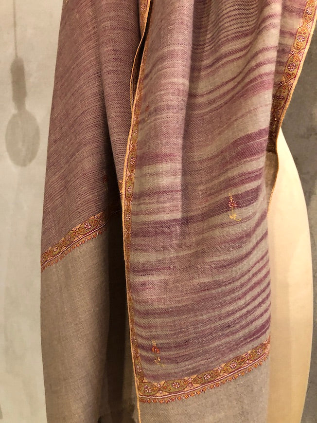 IKAT EMBROIDERED PASHMINA