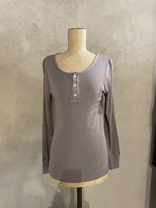 KRISTENSEN DU NORD COTTON LONG SLEEVED TOP_C_343_JUTE