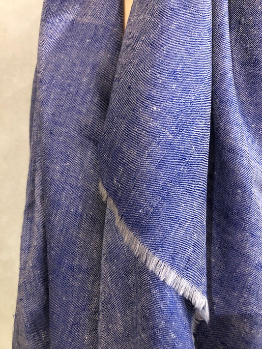 MELANGE PASHMINA STOLE - DENIM