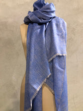 Load image into Gallery viewer, MELANGE PASHMINA STOLE - DENIM
