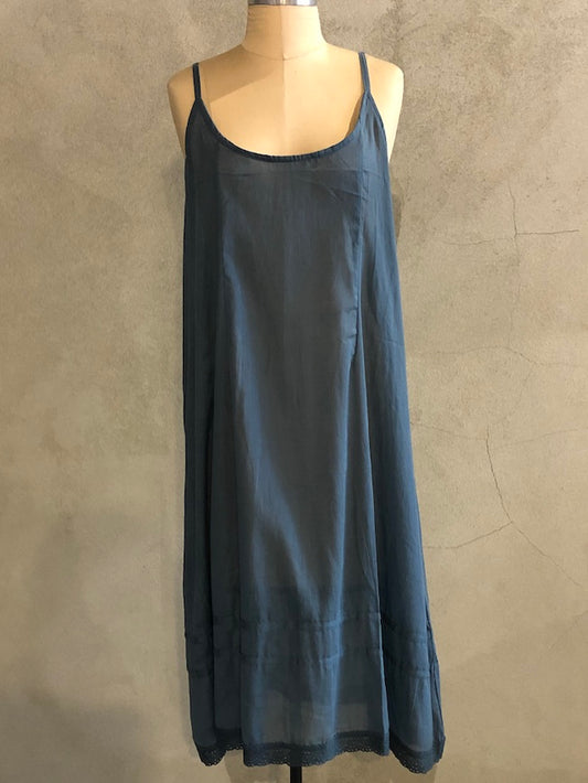 KANDIS COTTON SLIP_LONG LENGTH_GRAPHITE