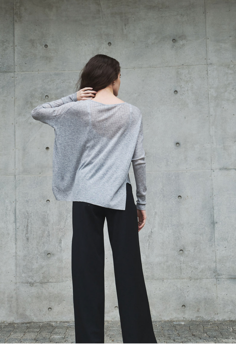 CT PLAGE_LIGHT WOOL PULLOVER_GREY